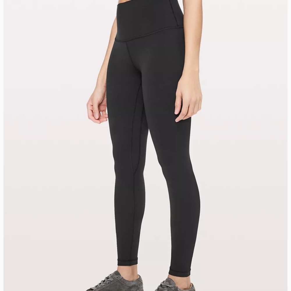 Lulu lemon size 8 high waisted black leggings